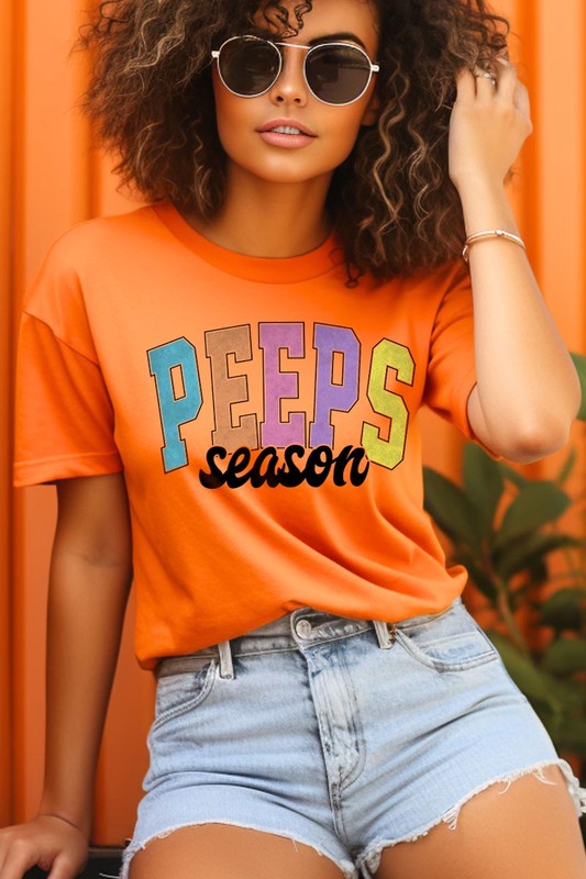 Easter Peeps Season Bunny Graphic T Shirts