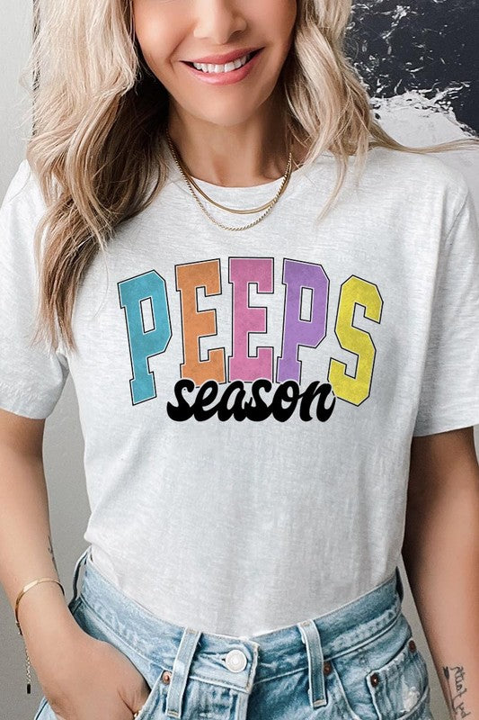 Easter Peeps Season Bunny Graphic T Shirts