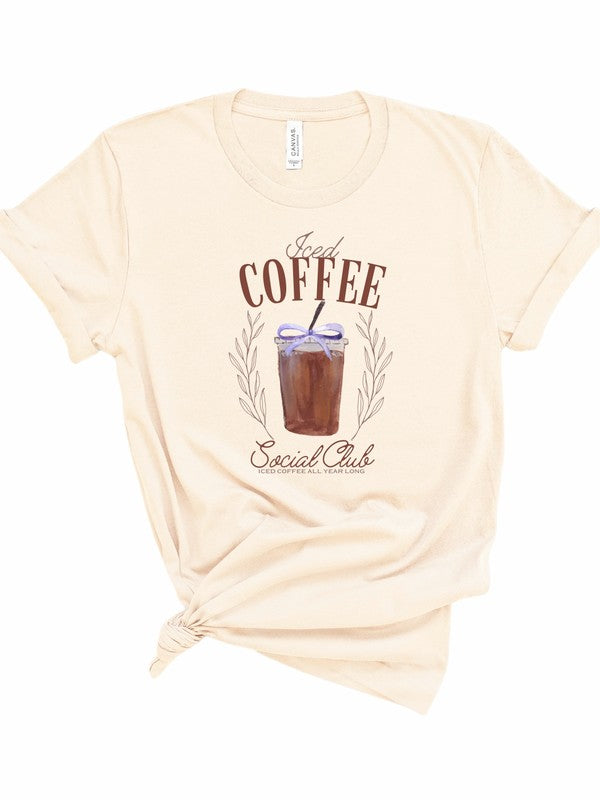 Iced Coffee Social Club Graphic Tee