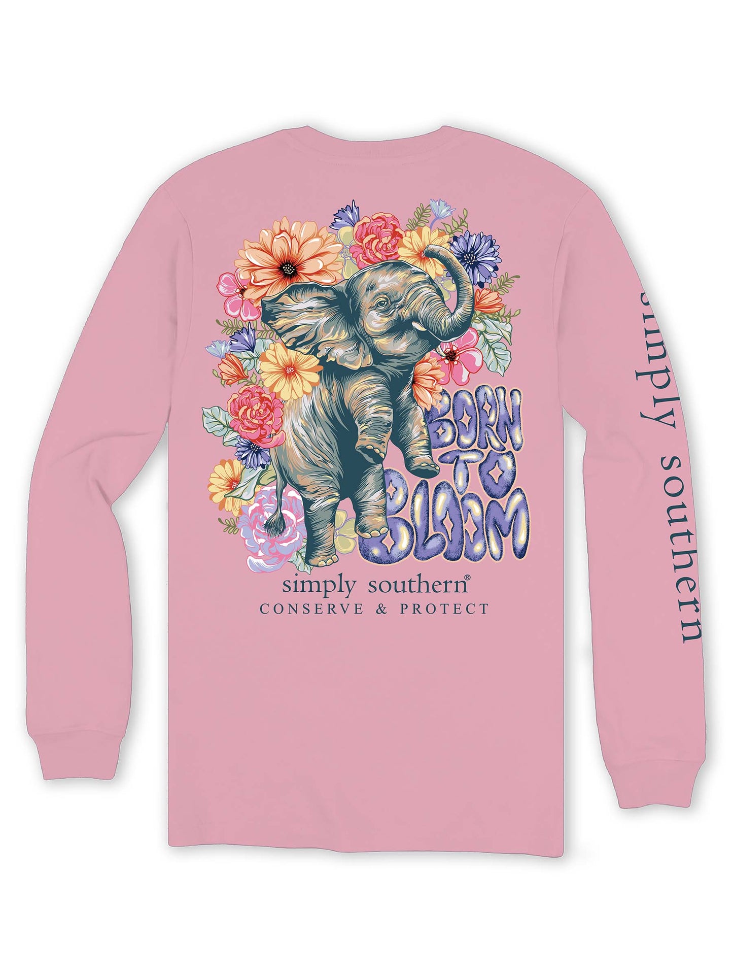 Born to Bloom Elephant Tracking Shirt