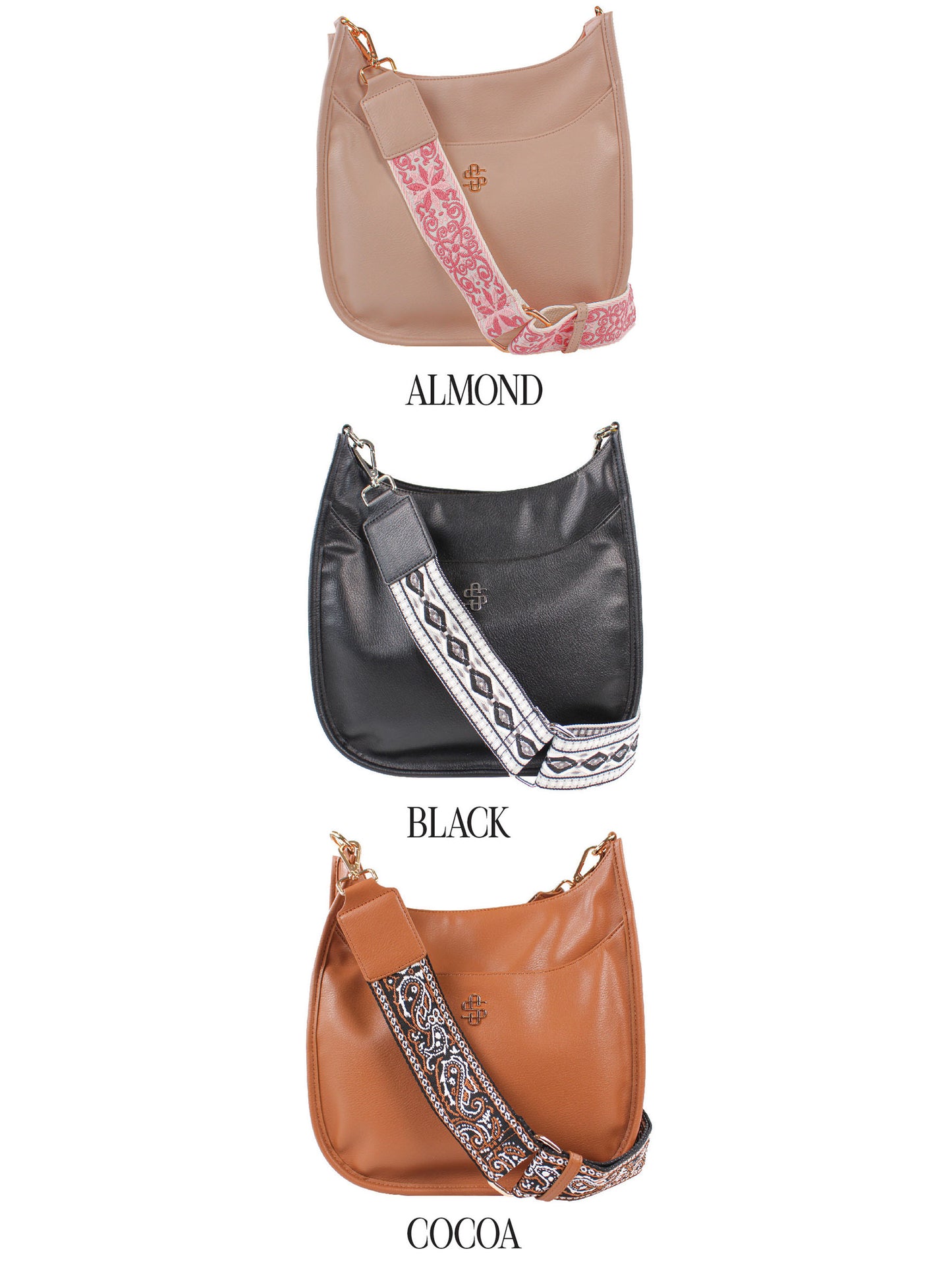 Leather Satchel With Interchangeable Straps