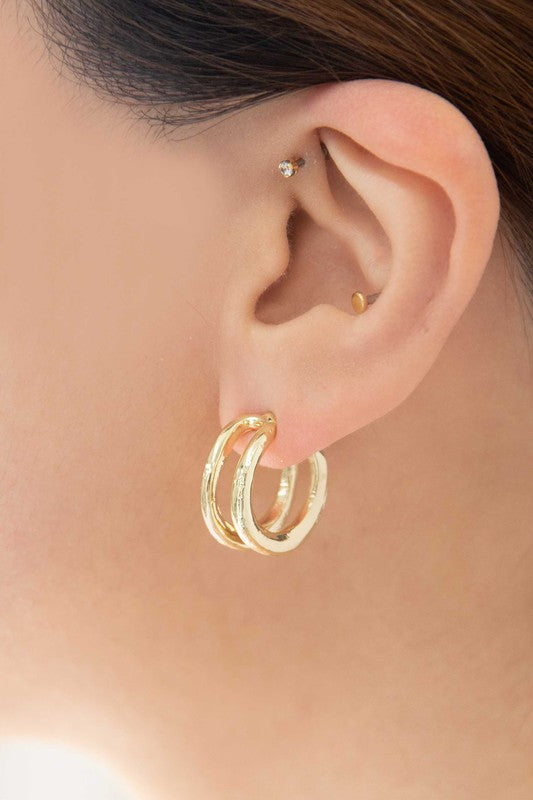 Duple Hoop Earrings