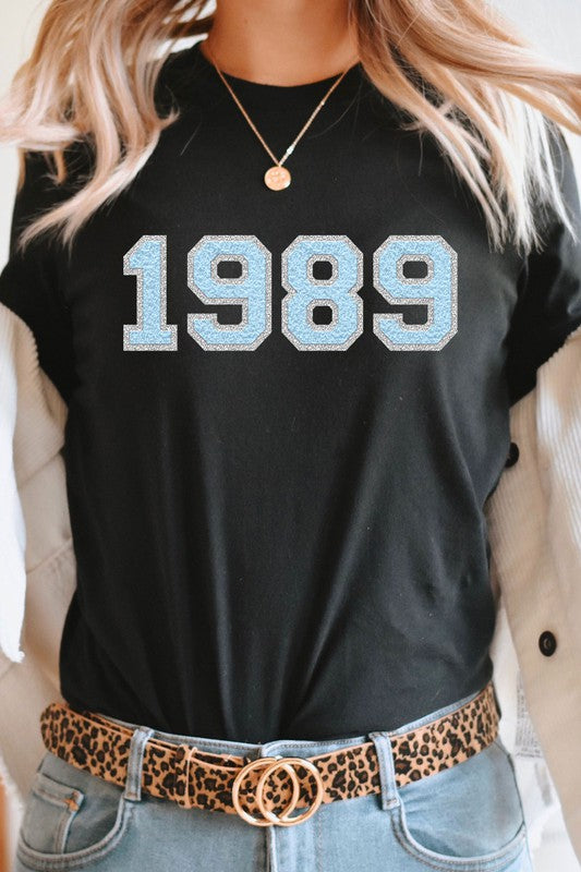 1989 Graphic Tee Faux Chenille Taylor Music Tee