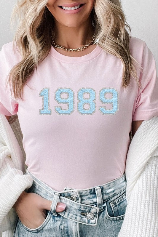 1989 Graphic Tee Faux Chenille Taylor Plus Tee