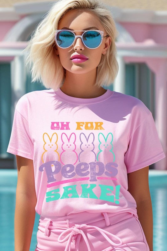 Peeps Sake Bunny Easters Graphic T Shirts