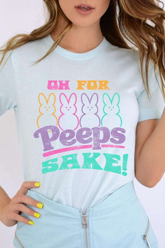 Peeps Sake Bunny Easters Graphic T Shirts