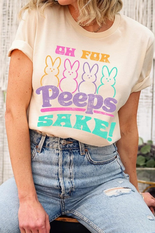 Peeps Sake Bunny Easters Graphic T Shirts