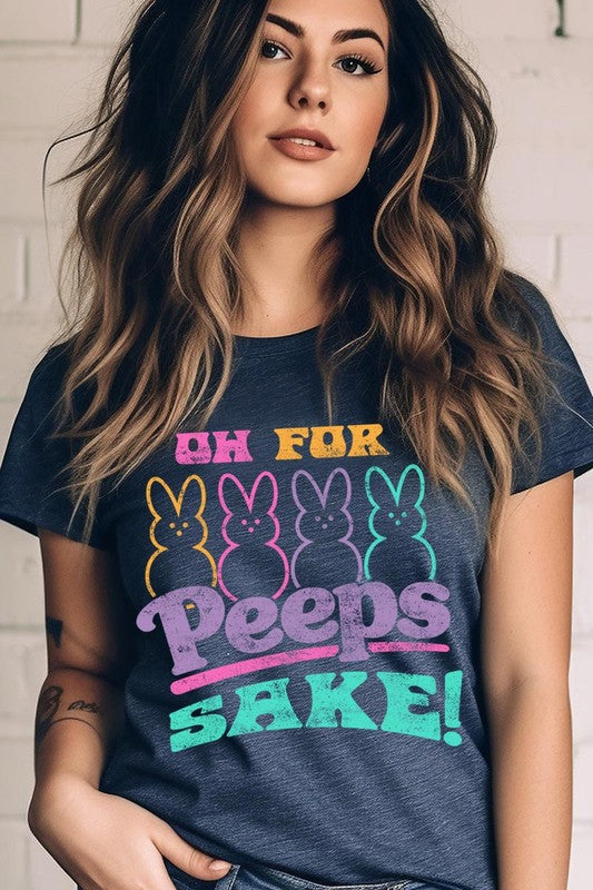 Peeps Sake Bunny Easters Graphic T Shirts