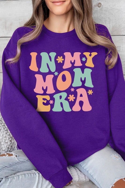 In My Mom Era Graphic Fleece Sweatshirts