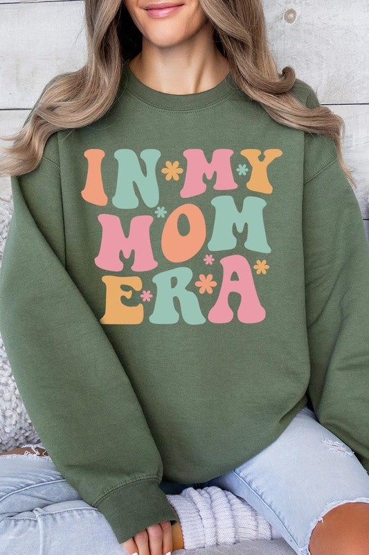 In My Mom Era Graphic Fleece Sweatshirts