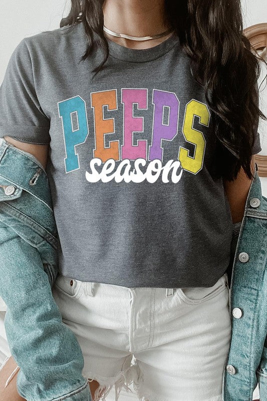 Easter Peeps Season Bunny Graphic T Shirts