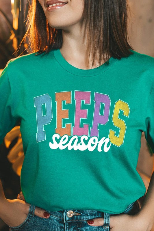 Easter Peeps Season Bunny Graphic T Shirts