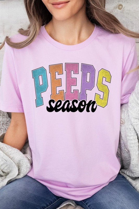 Easter Peeps Season Bunny Graphic T Shirts