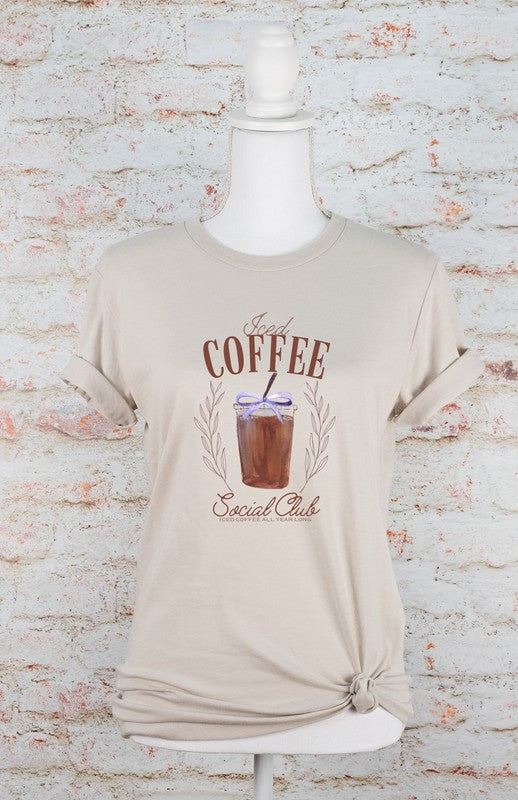 Iced Coffee Social Club Graphic Tee