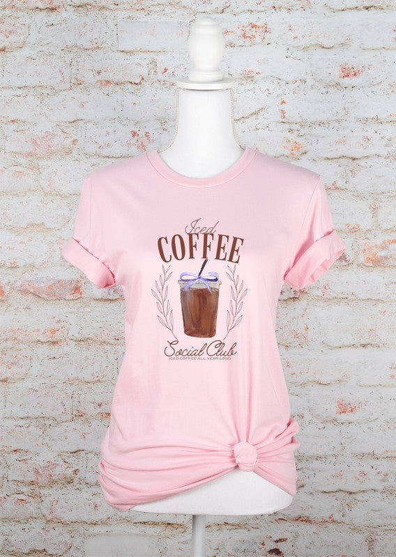 Iced Coffee Social Club Graphic Tee