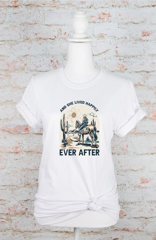 And She Lived Happily Ever After Graphic Tee